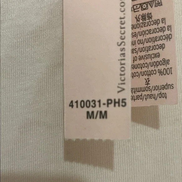 Victoria's Secret Light Pink Long Sleeve Top - Picture 4 of 5